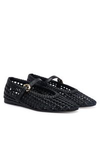 TOMMY HILFIGER - Tommy Hilfiger Baleriny Mary Jane Ballerinas FW0FW09244 Czarny. Kolor: czarny. Materiał: skóra #2
