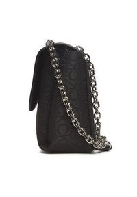 Calvin Klein Torebka Re-Lock Conv Shoulder Bag_Jqc K60K612641 Czarny. Kolor: czarny. Materiał: skórzane #4