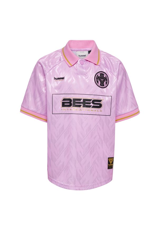 Koszulka dla dzieci Hummel Bay Loose. Kolor: różowy. Sport: piłka nożna