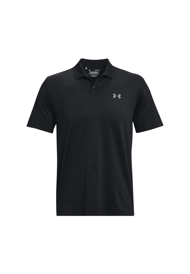 Polo Under Armour Performance 3.0. Typ kołnierza: polo. Kolor: szary, czarny, wielokolorowy. Styl: sportowy