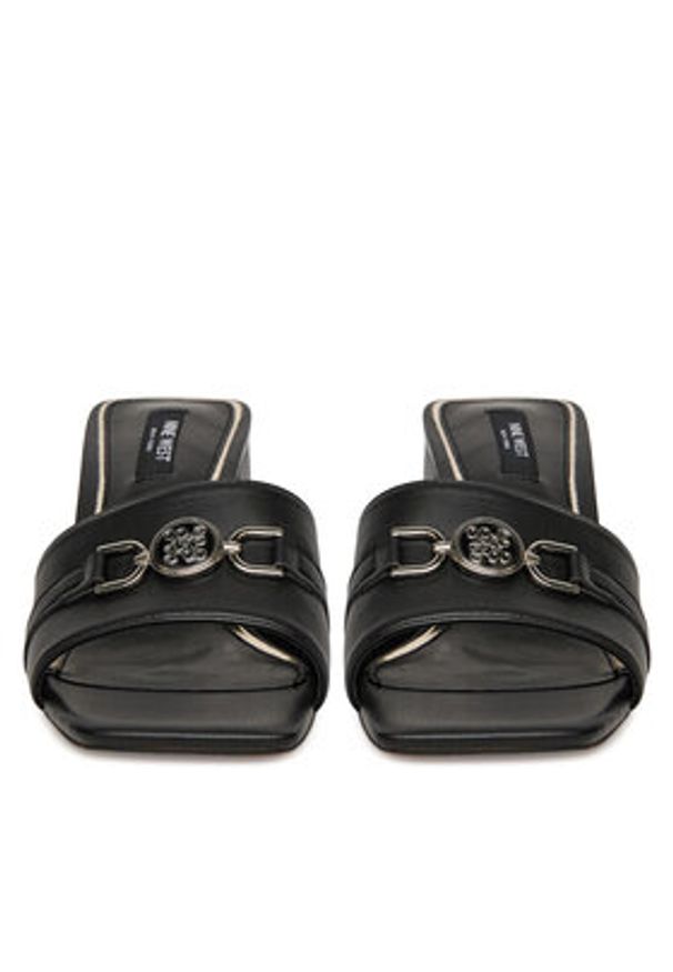Nine West Klapki R25SS04465 Czarny. Kolor: czarny. Materiał: syntetyk, materiał