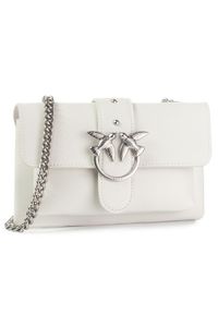 Pinko Torebka Love Soft Baby Simply PE20 PLTT 1P21QQ Y5FF Biały. Kolor: biały. Materiał: skórzane #1