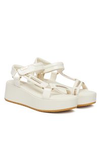 Liu Jo Sandały Flo 05 SA6151 EX226 Écru. Materiał: skóra #6