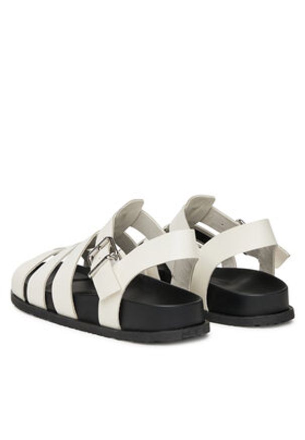 Tommy Jeans Sandały Tjw Fisherman Patent Sandal EN0EN02874 Biały. Kolor: biały. Materiał: skóra