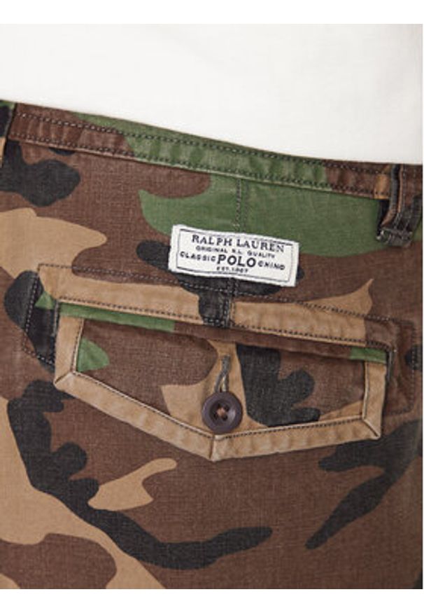 Polo Ralph Lauren Szorty materiałowe 710748127001 Zielony Regular Fit. Kolor: zielony. Materiał: bawełna