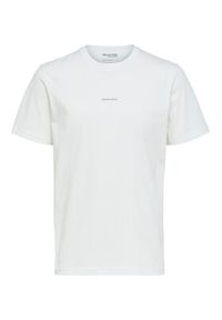 Selected Homme T-Shirt 16088656 Biały Regular Fit. Kolor: biały #5
