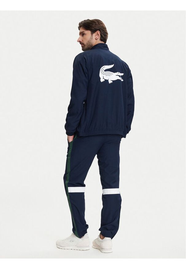 Lacoste Dres WH0226 Granatowy Regular Fit. Kolor: niebieski. Materiał: syntetyk