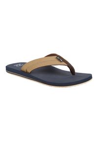 Japonki plażowe męskie Billabong All Day Impact. Okazja: na plażę. Kolor: niebieski. Styl: sportowy