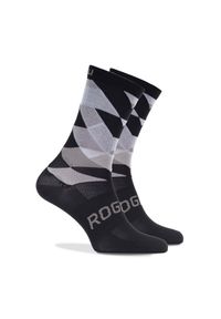 ROGELLI - Stylowe funkcjonalne skarpetki Rogelli SCALE 14. Kolor: czarny, biały, wielokolorowy. Sport: kolarstwo #1