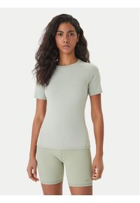 Reebok T-Shirt Reebok x Ewa Chodakowska Nela RK25613CCW Beżowy Slim Fit. Kolor: beżowy. Materiał: syntetyk #1