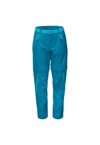 Elbrus - Damskie Lekkie Spodnie Turystyczne 2 W 1. Kolor: turkusowy, niebieski, wielokolorowy. Sezon: lato. Sport: turystyka piesza #1