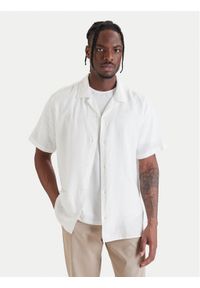 Calvin Klein Koszula LV04LF137G Biały Relaxed Fit. Kolor: biały. Materiał: syntetyk #1