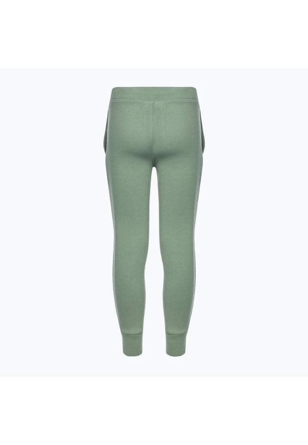 Spodnie dziecięce GAP V-Frch Fleece Heritage Logo Jogger. Kolor: zielony