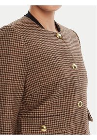 Barbour Marynarka LTA0126BR51 Brązowy Regular Fit. Kolor: brązowy. Materiał: wełna