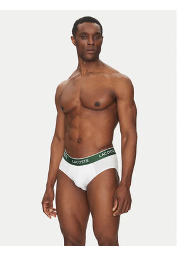 Lacoste Komplet slipów 8H1293 Kolorowy. Materiał: bawełna. Wzór: kolorowy