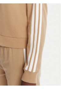 Adidas - adidas Bluza Essentials 3-Stripes JY3133 Beżowy Regular Fit. Kolor: beżowy. Materiał: bawełna #4