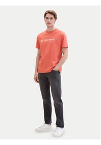 Tom Tailor T-Shirt 1041855 Czerwony Regular Fit. Kolor: czerwony. Materiał: bawełna #5
