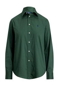 Polo Ralph Lauren Koszula 211A92177004 Zielony Classic Fit. Typ kołnierza: polo. Kolor: zielony. Materiał: bawełna #3