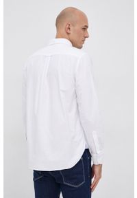 GANT - Gant - Koszula bawełniana. Typ kołnierza: button down. Kolor: biały. Materiał: bawełna. Długość rękawa: długi rękaw. Długość: długie. Wzór: gładki #4