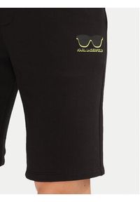 Karl Lagerfeld - KARL LAGERFELD Szorty sportowe 705400 552917 Czarny Regular Fit. Kolor: czarny. Materiał: bawełna. Styl: sportowy #5