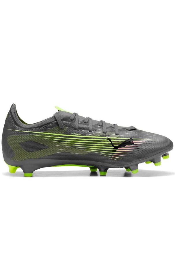 Buty Piłkarskie Puma Ultra 5 Match Fg/Ag Dorosłych. Kolor: wielokolorowy, szary, zielony. Sport: piłka nożna