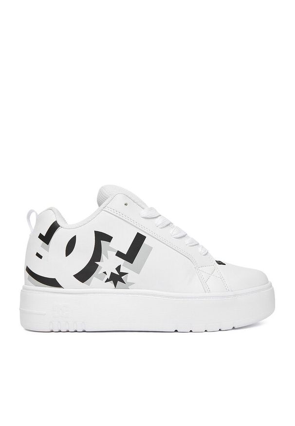 Sneakersy DC. Kolor: biały. Obcas: na platformie