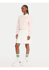 Lacoste Bluza SF5245 Różowy Relaxed Fit. Kolor: różowy. Materiał: bawełna #3
