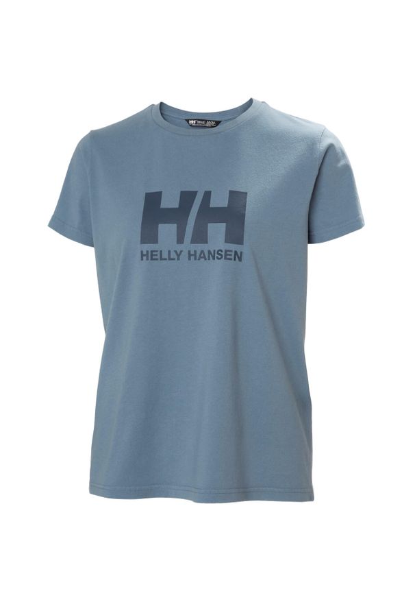 Koszulka damska Helly Hansen Logo 3.0. Kolor: niebieski