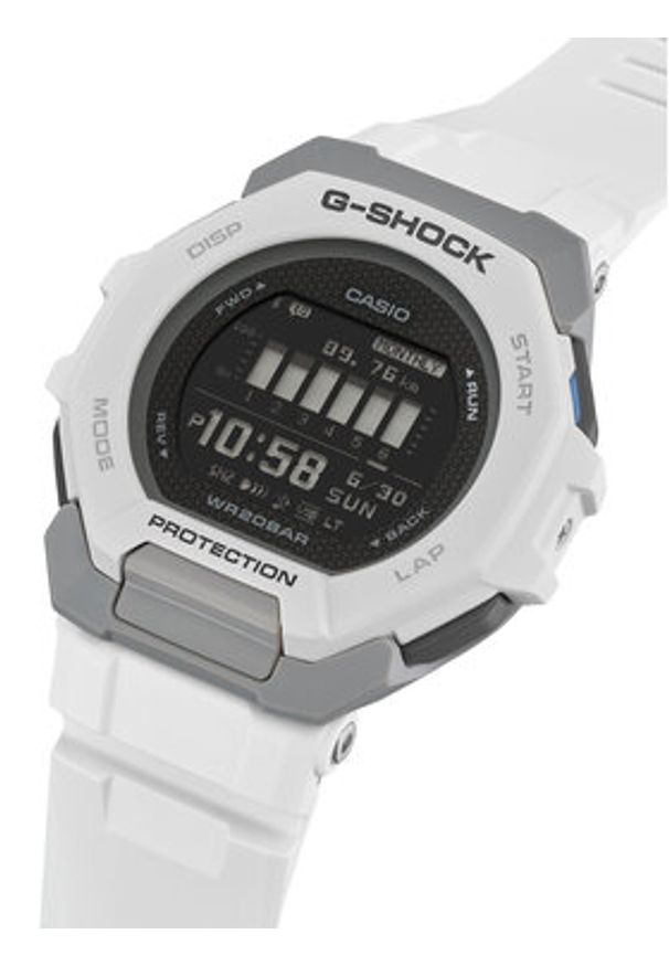 G-Shock Zegarek GBD-300-7ER Biały. Kolor: biały