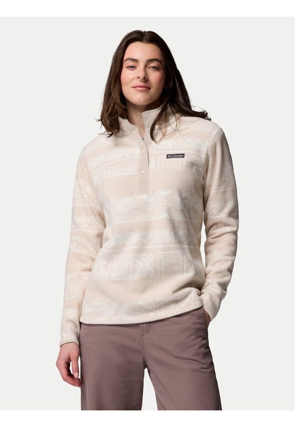 columbia - Columbia Polar Benton Springs™ 2085611 Beżowy Regular Fit. Kolor: beżowy. Materiał: syntetyk