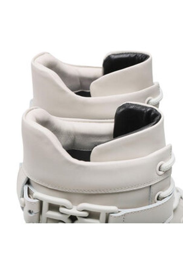 Bally Trapery Gioele Flat 6301558 Biały. Kolor: biały. Materiał: skóra