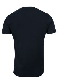 Granatowy Bawełniany T-Shirt Męski Bez Nadruku -Brave Soul- Koszulka, Krótki Rękaw, Basic. Okazja: na co dzień. Kolor: niebieski. Materiał: bawełna. Długość rękawa: krótki rękaw. Długość: krótkie. Sezon: wiosna, lato. Styl: casual #2