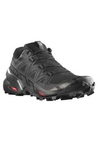 salomon - Buty do biegania damskie Salomon Speedcross 6. Kolor: czarny. Materiał: syntetyk, materiał. Szerokość cholewki: normalna. Model: Salomon Speedcross. Sport: bieganie
