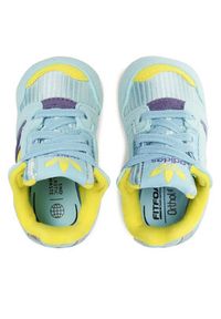 Adidas - adidas Sneakersy Zx 000 Crib GX5311 Błękitny. Kolor: niebieski. Materiał: materiał. Model: Adidas ZX #7