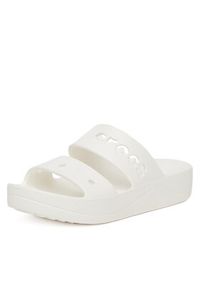 Crocs Klapki BAYA PLATFORM SANDAL 208188-100 Biały. Kolor: biały. Obcas: na platformie #6