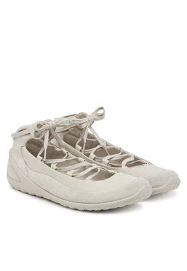 ecco - ECCO Baleriny 80245358261 Szary. Kolor: szary. Materiał: skóra