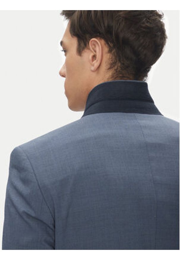 Hugo - HUGO Garnitur Arti-Hesten253X 50545457 Niebieski Extra Slim Fit. Kolor: niebieski. Materiał: syntetyk