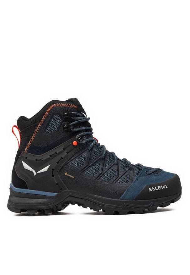 Trekkingi Salewa. Kolor: niebieski. Technologia: Gore-Tex. Sport: turystyka piesza