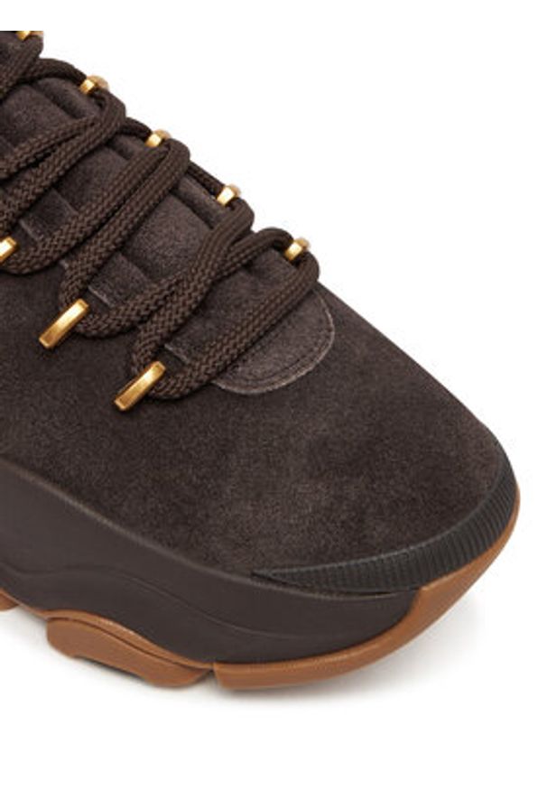 MICHAEL Michael Kors Sneakersy Atlas 42F5ATFB5S Brązowy. Kolor: brązowy. Materiał: zamsz, skóra