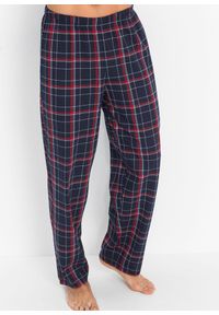 bonprix - Piżama z czystej bawełny organicznej, z długim rękawem. Kolor: czerwony. Materiał: bawełna. Długość: długie #3