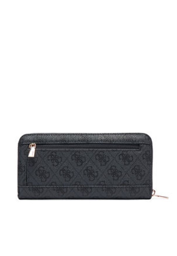 Guess Portfel Coleen Logo Slg SWSG97 56146 Czarny. Kolor: czarny. Materiał: skóra
