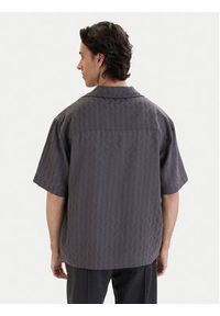 Hugo - HUGO Koszula Espino 50560614 Szary Oversize. Kolor: szary. Materiał: syntetyk #3