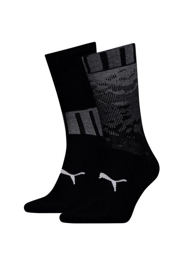 ZEAGLE - Skarpetki Puma Black - 2 pary rozmiar 43-46. Kolor: czarny. Materiał: poliamid, bawełna, elastan