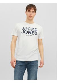 Jack & Jones - Jack&Jones T-Shirt 12235189 Biały Regular Fit. Kolor: biały. Materiał: bawełna