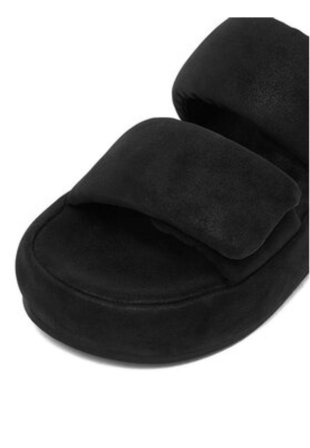 Juicy Couture Klapki CEO-WSS21515-06 Czarny. Kolor: czarny. Materiał: materiał