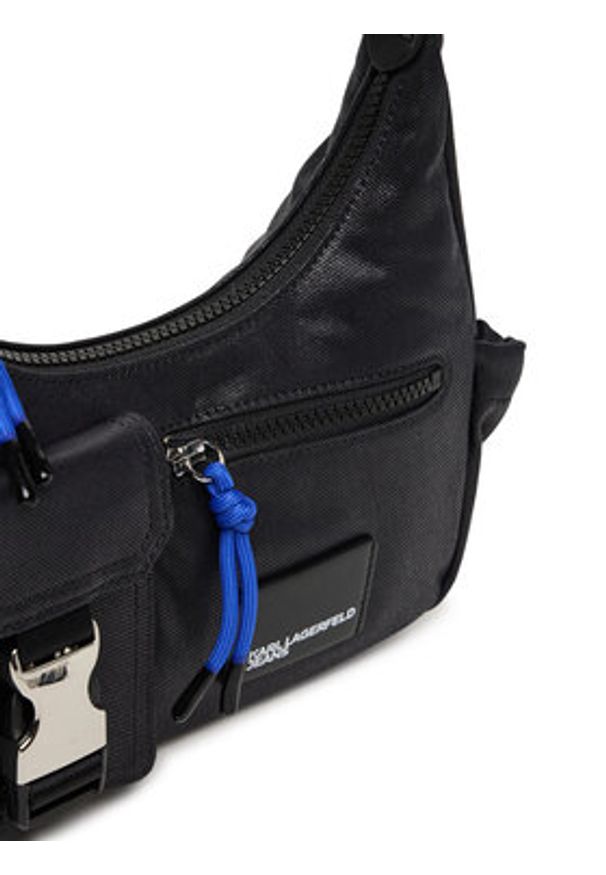 Karl Lagerfeld Jeans Torebka A3W30225 Czarny. Kolor: czarny