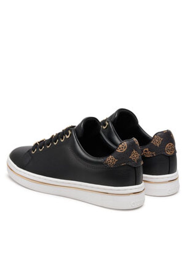Guess Sneakersy FLPSTA ELE12 Czarny. Kolor: czarny. Materiał: skóra