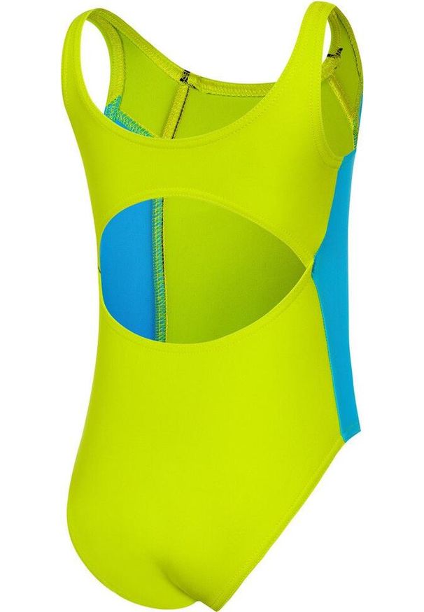 Strój jednoczęściowy pływacki dla dzieci Aqua Speed Luna. Kolor: żółty, wielokolorowy, niebieski, zielony