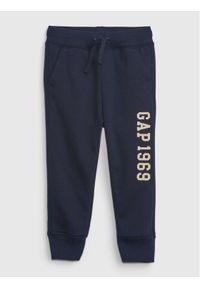 GAP - Gap Spodnie dresowe 773994-00 Granatowy Regular Fit. Kolor: niebieski. Materiał: bawełna #1