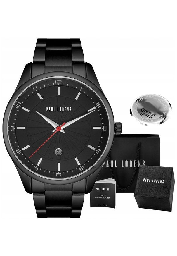 Zegarek męski Paul Lorens-GAVEN-1A5 Z GRAWEREM